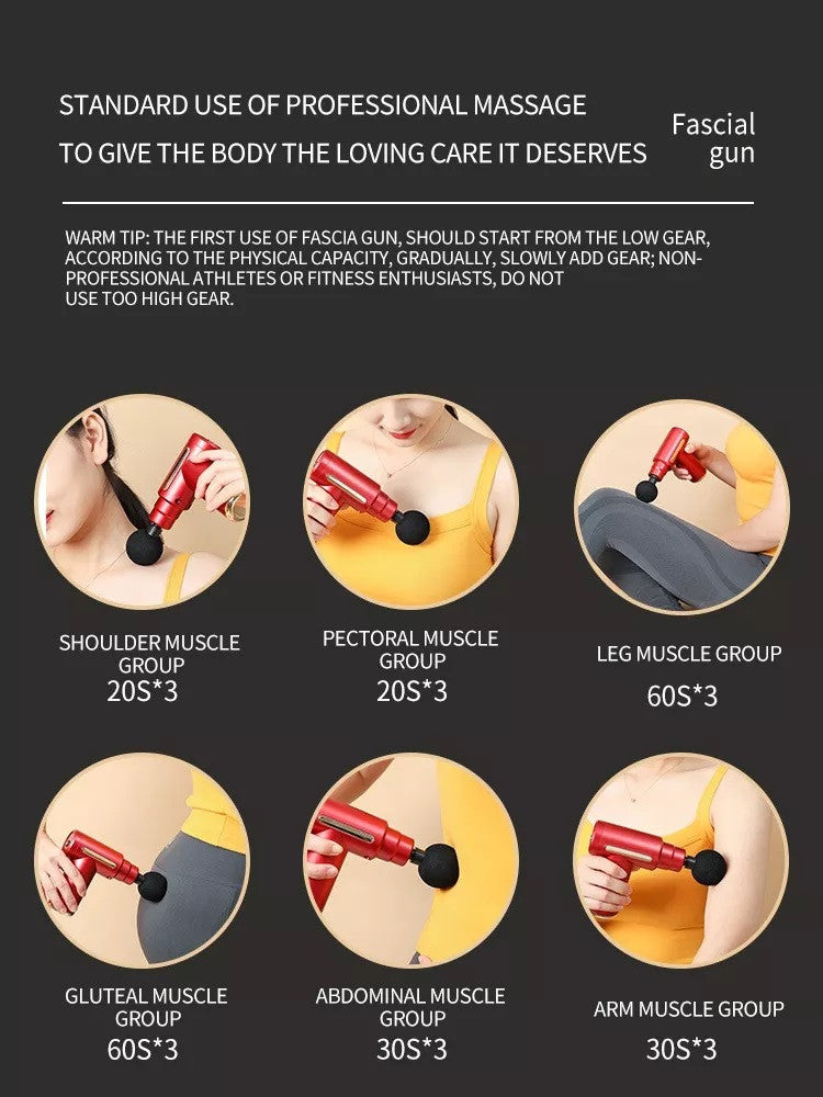 BodySmarty™ Mini Massage Gun + Garantía de Por Vida!